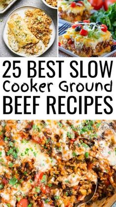 25 best slow cooker ground beef recipes that are easy to make and delicious for the whole family