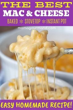 the best macaroni and cheese baked with stovetop instant pot easy homemade recipe