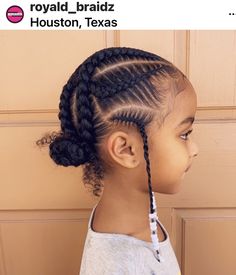 Black Toddler Hairstyles, Braids Beads, Childrens Hairstyles, Side Braids, Kids Braids, Lil Girl Hairstyles