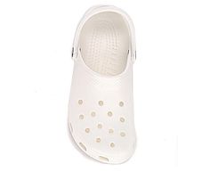 Crocs Classic Men's/Women's Clog You can't go wrong with the Classic unisex Clog by Crocs. The Iconic Crocs Comfort material offers lightweight, flexible cushioning and a gentle massaging sensation, while the well-ventilated upper circulates air for a cool, dry fit in these white Crocs. Synthetic upper Slip-On w/heel strapIconic Crocs Comfort footbedEVA outsole White Crocs, Rack Room, Rack Room Shoes, Womens Clogs, Classic Man, Strap Heels, The Well, Clogs, Slip On