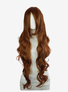 Walnut Hair Color, Walnut Hair, Brown Curly Wig, Long Layers With Bangs, Curly Hair Beauty, Kawaii Wigs, How To Cut Bangs, Long Curly Wig, European Hair