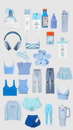 #bluewishlist Aesthetic Fits, Cute Fits, Bring It On