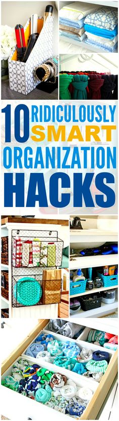 10 ridiculous smart organization hacks to keep your home organized and organized in no time