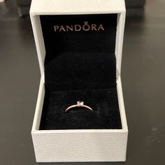 New Without Tags Pandora Rings Gold, Rose Gold Pandora, Gold Pandora, Cute Promise Rings, Pandora Ring, Jewelry Rose Gold, Pandora Rings, Golden Ring, 5 Rings