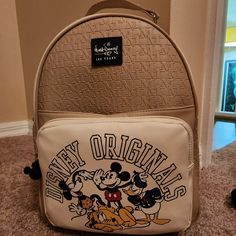 Disney Backpack. Stylish Mini Backpack. Part Of Disney's 100 Years Celebration Collection. Disney Mini Backpack, 100 Years Celebration, Disney Backpack, Disney Bags, Disney Bag, Mini Backpack, 100 Years, Bag Lady, Backpacks