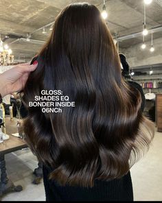 Color Formulas Redken, Hair Color Formulas Redken, Dark Brunette Balayage Hair, Rich Brown Hair Color, Rich Brown Hair, Color Formulas, Dark Brunette Hair, Hair Color Underneath