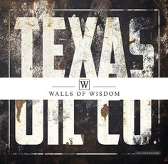 Iconic Texas Oil Co Sign Wallpaper Mural in Distressed Style for Workspace. Orange Peel Wall Texture, Wallpaper Walls, Texas Oil, Wallpaper Large, Rustic Wallpaper, Texas Country, Rustic Western Decor, Oil Industry, Wall Art Wallpaper