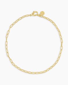 Gold | gorjana jewelry | Parker Mini Anklet | chain link anklet Gold Anklets For Everyday Summer Wear, Casual Gold Jewelry With Lobster Clasp, Casual Gold Bracelets For Summer, Casual Adjustable Gold Anklet, Casual Gold Bracelet For Summer, Casual Gold Summer Bracelets, Gold Bracelet With Delicate Chain For Summer, Gold Delicate Chain Bracelet For Summer, Delicate Gold Chain Bracelet For Summer