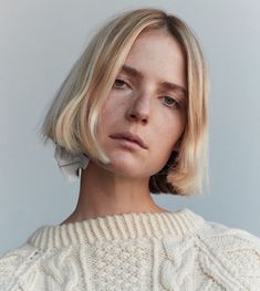 Photo Bob Editorial, Kort Bob, Blonde Bobs, 가을 패션, Hair Today, Hair Day, Street Fashion, Bob Hairstyles