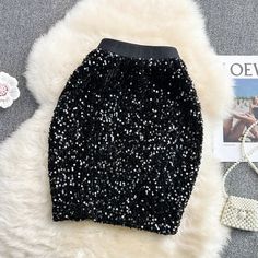 47376303522114 Trendy Stretch Skirt For Party Season, Trendy Black Mini Skirt For Party Season, Trendy Stretch Skirt For Party, Winter Mini Skirt With Sequins, Winter Sequined Mini Skirt, Trendy Party Skirt, Trendy Party Pencil Mini Skirt, Winter Party Mini Skirt With Stretch, Fall Party Mini Pencil Skirt