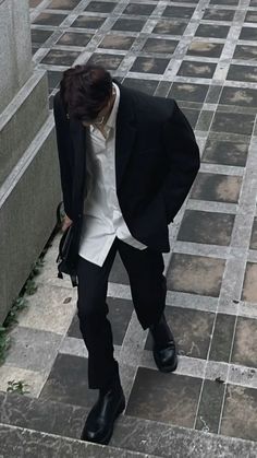 Korean Street Fashion Men, Kpop Fashion Men, Outfit Korean, Boys Fits, Mens Trendy Outfits, Men Stylish Dress, Men Fashion Casual Outfits, Gentleman Style, Fashion Fits