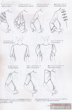 an instruction manual for how to wear a blouse