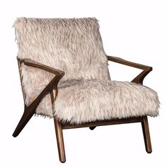 Sanibel Chair - City Home - Portland Oregon - Furniture and Home Decor Sheep Skin Chair, Adjustable Side Table, Danish Hygge, Wooden Accent Table, Chair Pictures, Lift Design, Bohemian Vibes, Sheep Skin, Modern Accent Chair