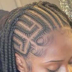 Cute Hair For Black Women, Pretty Hair Inspiration, Braid Hair Hairstyles Black Women, Fulani Braids Leave Out, Fulani Braid Sew In, Cornrows With Sew In Weave, Fulani Braid Designs, Fulani Natural Hair, Cornrows In The Front Weave In The Back