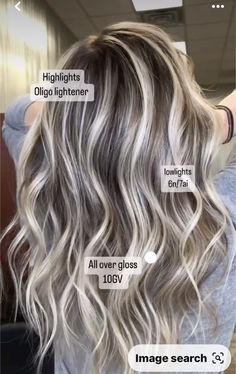 Soft Lowlights For Blondes, Level 7 Base With Highlights, Natural Brown Hair With Blonde Highlights, Low Light Placement Hair Color, Gray Blending With Lowlights, Full Highlights Brown Hair, Blonde With Ash Brown Lowlights, House Of Color Summer Hair, Dark Under Hair Blonde On Top