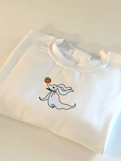 choose between black or white and crewneck or hoodie and black or white Disney Embroidery, Hoodie White, Embroidered Crewneck, Upcycled Fashion, Embroidered Sweatshirt, Embroidery Ideas, Cute Simple Outfits, Embroidered Sweatshirts, Clothing Ideas