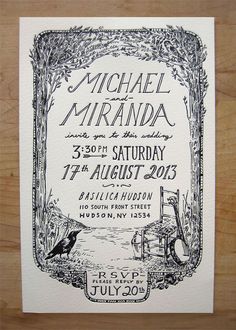 the poster for michael miranda's 25th birthday party is displayed on a wooden table