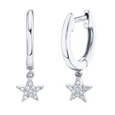 Style Number - AZ15469 White Gold Star-shaped Diamond Earrings, Star-shaped White Gold Diamond Earrings, White Gold Star-shaped Fine Diamond Earrings, White Gold Star Earrings Fine Jewelry, White Gold Star-shaped Sterling Silver Diamond Earrings, White Gold Star Earrings With Diamond Accents, Star-shaped White Gold Earrings With Diamond Accents, Rings Fancy, Diamond Star Earrings