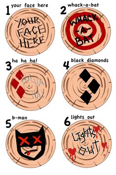 the instructions for how to draw an evil cat face on a paper plate with markers