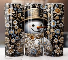 Snowman Tumbler, 3d Snowman, Pink Snowman, Christmas Tumbler Wrap, Watermark Design, Sublimation Projects, Christmas Tumbler, Size Matters, Snowman Christmas