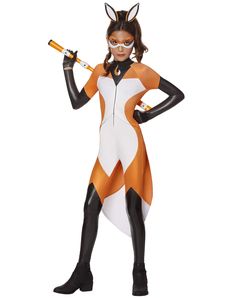 PRICES MAY VARY. Polyester,Spandex Zipper closure Hand Wash Only Polyester and spandex Exclusively at Spirit Halloween When trying to decide between two sizes, choose the larger size for a better fit Officially licensed 
Team up with Cat Noir and Miraculous Ladybug to help stop some super baddies this Halloween when you dress up in this officially licensed Kids Rena Rouge Costume. This officially licensed costume will have you ready to fight against some evil in no time. Featuring a fox jumpsuit Rena Rouge Costume, Cat Noir Costume, Miraculous Costume, Miraculous Ladybug Costume, Spirit Costume, Spirit Halloween Costumes, Halloween Kids Costumes Girls, Rena Rouge, Fox Costume