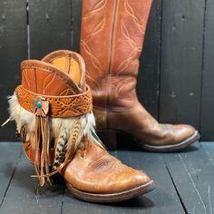 We Upcycle Boots Like This Pair Here. This Was A Commissioned Order We Did For A Washington State Artist. We Can Upcycle Your Boots Too. Designs Start At $198.00. Tony Lama Boots Womens, Brown Western Boots, Tony Lama Boots, Square Toe Cowboy Boots, Ostrich Boots, Leather Cowgirl Boots, Brown Leather Ankle Boots, Boho Boots, Genuine Leather Boots