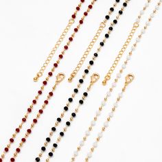 Material: 18K real gold plated brass, manmade crystal rondelle beads  Size: crystal bead 3mm approx. bracelet 15cm=6 inches, then plus 5cm extender chain. You can adjust the bracelet length to be 6-8 inches. anklet 20cm=8 inches, then plus 5cm extender chain. You can adjust the anklet length to be 8-10 inches. necklace 42cm=16.5 inches, then plus 5cm extender chain. You can adjust the necklace length to be 16-18.5 inches. Quantity: 1pc (bulk option avaiable) NOTE: wearing avoiding water can keep Gold Crystal Bracelet With Round Beads And Beaded Chain, Gold Crystal Bracelet With Beaded Chain, Gold Crystal Bracelet With Tiny Round Beads, Gold Crystal, Beaded Chain, Real Gold, Arm Band, Crystal Beads, Anklets