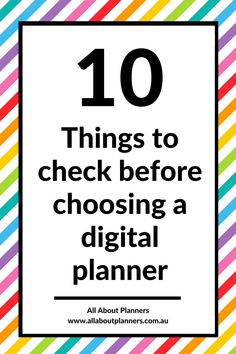 the top 10 best planners for school and college students with text overlay that reads, 10 best planners for school and college students