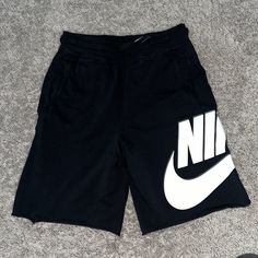 Never Worn But Without Tags. Open To Offers Black Cotton Shorts With Logo Print, Black Logo Print Shorts, Casual Black Shorts With Logo Print, Sporty Logo Print Bottoms For Spring, Sporty Spring Bottoms With Logo Print, Cotton Shorts With Logo Print, Spring Streetwear Bottoms With Logo Print, Logo Print Short Bottoms For Streetwear, Short Bottoms With Logo Print For Streetwear