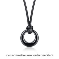 Men's Cremation Washer Necklace This cremation washer necklace is the perfect gift, It will hold a memory in honor of your pet or a loved one that has passed.what a unique way to carry your loved ones close to your heart! ♥P R O D U C T ∙ I N F O• Material: Stainless Steel• Dimensions: Diameter of pendant is 23.5mm• Chain Style: 20 inch Satin Cord This pendant is a sleek and elegant circle in stainless steel. The circle is a classic symbol of eternity or infinity. This symbolism may bring comfor Bar Necklace Layered, Portrait Jewelry, Handwriting Bracelet, Cremated Remains, Engraved Bar Necklace, Handwriting Necklace, Cremation Necklaces, Mens Keychains, Layered Choker Necklace