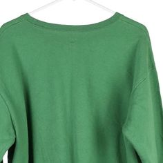 Description:Vintage green Hanes sweatshirt, fits x-large.GENDER: womens CONDITION: very good.STYLE: sweatshirtERA: 1990sCOLOUR: greenFABRIC: cotton blend Green Crew Neck Sweater, Basic Green Sweatshirt With Ribbed Cuffs, Green Basic Sweatshirt With Ribbed Cuffs, Green Cotton Crew Sweatshirt, Green Casual Sweatshirt With Ribbed Cuffs, Casual Green Sweatshirt With Ribbed Cuffs, Oversized Green Sweats For Streetwear, Basic Green Long Sleeve Sweater, Green Long Sleeve Cotton Sweater