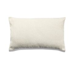 a white pillow on a white background