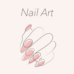 Nail Logos Ideas, Nail Signs, Salon Logo Design, Nail Salon Decor, Nail Salon Design, Nail Drawing, Nail Art Studio, Nail Logo, Nail Room