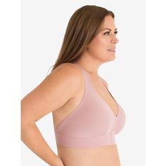 The Greta bralette combines soft fabric with wireless support in this comfortable front-closure bra. The modal blend is smooth against your skin while the crisscross back not only adds extra support but style too. Wear this full coverage bralette every day to feel comfortable and look great no matter what. Feminine Full Coverage Stretch Bra, Pink Full Coverage Nursing Bra With Soft Touch, Full Coverage Soft Touch Pink Nursing Bra, Seamless Underwire Bra For Loungewear, Supportive Full Coverage Nursing Bra For Loungewear, Feminine Seamless Full Coverage Nursing Bra, Feminine Full Coverage Seamless Bra, Low-cut Soft Touch Nursing Bra, Feminine Stretch Bra With Medium Bust Support