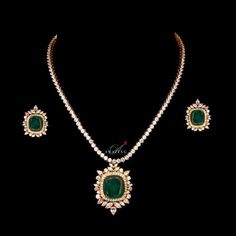 Emerald Set, Indian Wedding Jewelry Sets, Wedding Jewelry Set, Silver Necklace Set, Special Ring, Swarovski Stones, Indian Wedding Jewelry, Jewelry Bridal, Indian Traditional