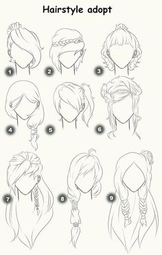 how to draw hairstyles step by step with pictures for hair styles and directions