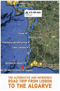 the road trip from lisbon to the algarve is now available on google