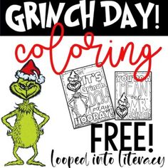 the grinch day coloring contest is here