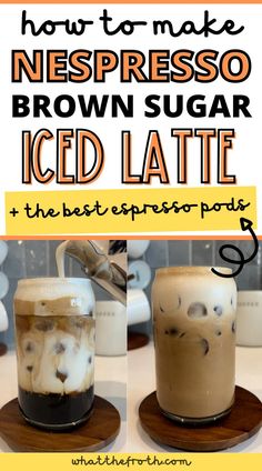 how to make espresso brown sugar iced latte with the best espresso recipe