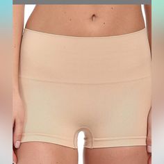 Spanx Oncore Everyday Shaping Panties . Boyshort. New With Tags . Large . Nude Color Nude Shorts, Skirt Shapewear, Waist Shapewear, Mid Thigh Shorts, Waist Cincher, Slip Skirt, Sand Beige, Nude Color, Shapewear