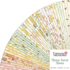 the home sweet home collection paper pad is shown in various colors and sizes, including yellows