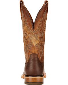 Ariat Men's Cowhand Western Boots, Clay Full Grain Leather, Step Up, Cowboy Boots