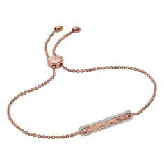 Havana Tiny Bar Diamond Friendship Chain Bracelet - New w/tags! FEATURES: Adjustable .12 cts 18K Rose Gold Vermeil on recycled Sterling  Circumference: 24.5cm Bar length: 2.5cm  Bar width: 4.5mm Friendship Chain, Havana Bar, Bracelet Tags, Monica Vinader, Chain Link Bracelet, 18k Rose Gold, Pave Diamonds, Gold Vermeil, Arm Band