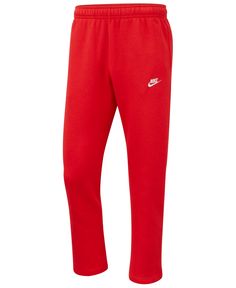 Joggers For Men, H M Outfits, Red Joggers, Sweatpants For Men, Men's Sportswear, Hem Pants, Nike Joggers, Nike Sweatpants, Mens Club