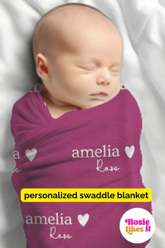 OMG this personalized swaddle blanket is SUCH A GREAT GIFT for a new mom or baby shower! I love how sweet and also how useful -- especially while your little taco is still in the hospital. This just seems INCREDIBLE! Will be my go-to baby shower gift. I don't even have to know the date the baby will be born. I could also just say baby Smith if I only know the last name. This is such a WIN! Baby Pink Clothes, Personalized Swaddle Blanket, Personalized Swaddle, Kids Blanket, Oreo Recipes, Boy Mama, Baby Girl Blanket