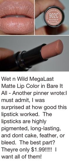 Lip Stains, Beauty Products Drugstore, Nude Lipstick, Beauty Makeup Tips, Drugstore Makeup, Hair Skin Nails, I Feel Pretty