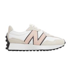 Find NEW BALANCE Wmns 327 ' Pink Haze on Editorialist. Wmns 327 'White Pink Haze' New Balance Sneakers With Branded Insole, New Balance 327 White, Adidas Yeezy Slide, Jordan Spizike, Nike Air Jordan 11, Adidas Samba Og, New Balance 327, Nike Air Presto, Black Gums