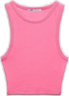 Fitted Pink Zara Tank Top, Zara Fitted Pink Tank Top, Zara Pink Fitted Tank Top, Fitted Zara Pink Tank Top, Zara Pink Tank Top For Spring, Chic Pink Zara Tank Top, Zara Tank Top, Zara Tops, Zara