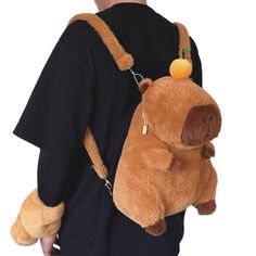 Kawaii Capybara, Cartoon Capybara, Capybara Plush, Cute Capybara, Toy Making, Cartoon Backpack