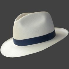 Panama Montecristi Hat - Fedora (Tuis) for Women (Grade 35) | | Panama Hats | Mobile Classic Panama Hat With Short Brim, Classic Panama Hat With Flat Brim, Classic Fedora With Curved Brim, Classic White Brimmed Hat, Classic White Flat Brim Hat Bands, Classic White Panama Hat With Curved Brim, Classic Fedora With Flat Bill For Formal Occasions, Classic White Hat With Short Brim, Formal Fitted White Fedora